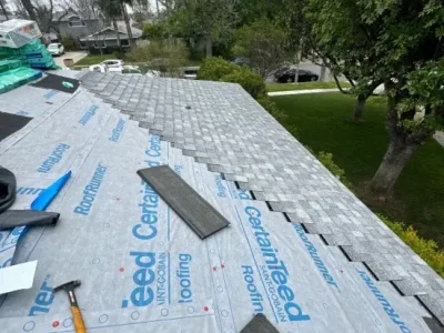 professional reroofing service